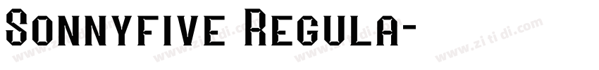 Sonnyfive Regula字体转换